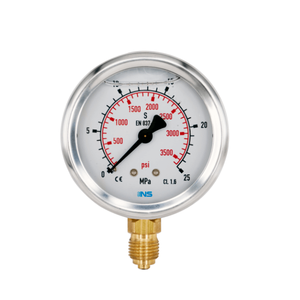 Bourdon Tube Oil Fuel Gas Water Pressure Gauge